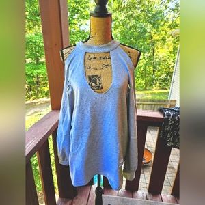 Shein Cold Shoulder Sweatshirt 4X